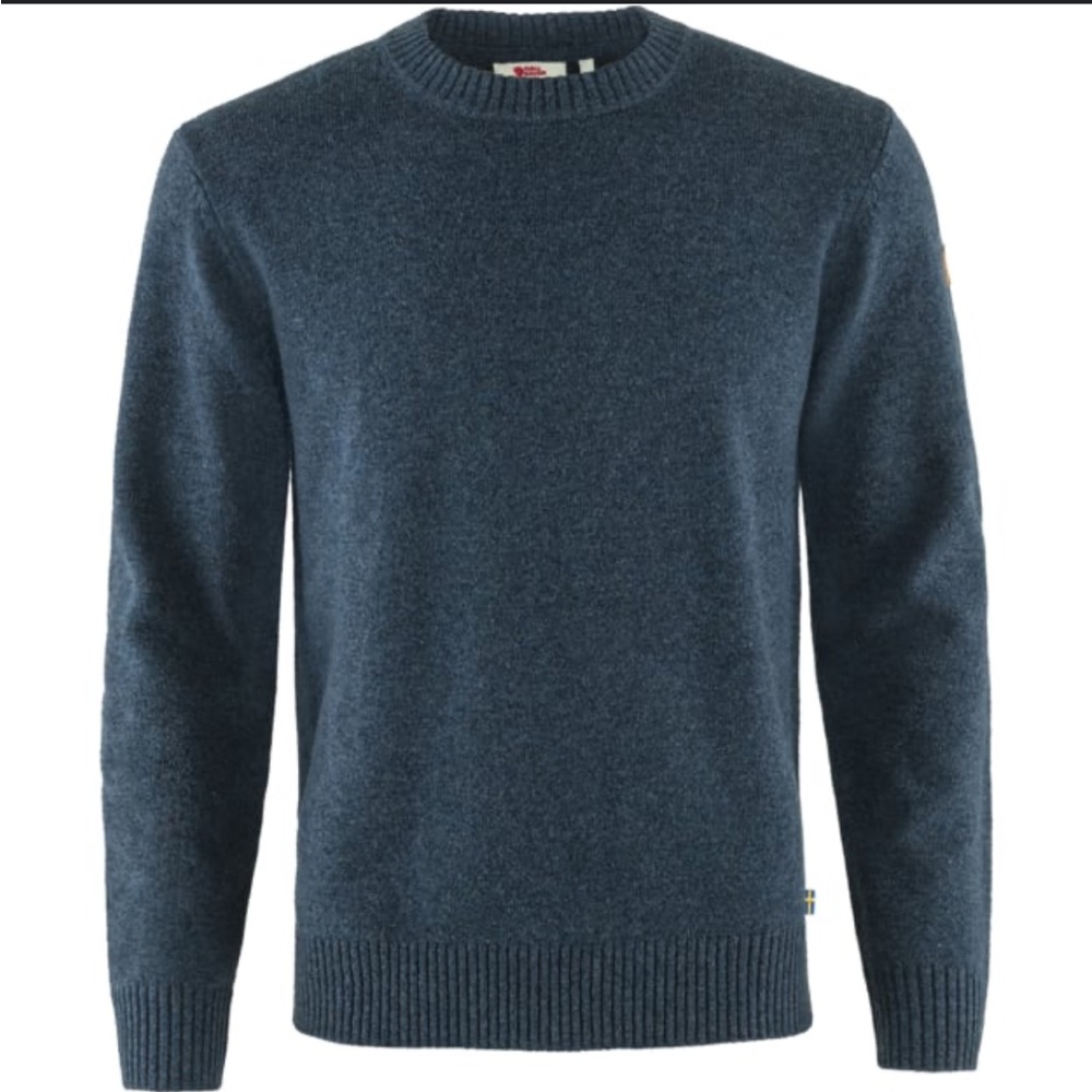 Fjallraven Men's Crewneck Sweater - Blue